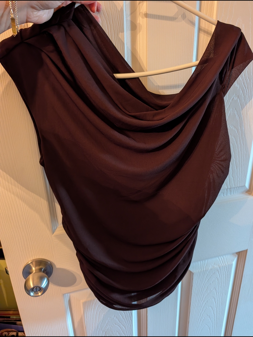 Evernew Ruched One-Shoulder Top - Picture 5 of 5